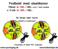 Fodbold  Med  Elastiksnor  Fra  Select